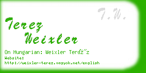 terez weixler business card